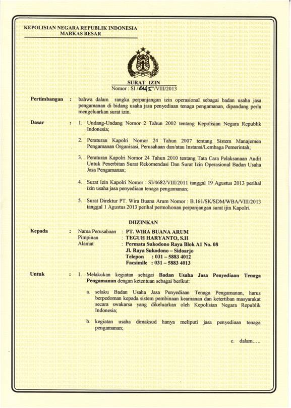 Dokumen Perizinan Usaha Suratizinusaha Com  Download Lengkap